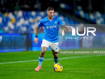 Matteo Politano of SSC Napoli during the serie Serie A Enilive match between SSC Napoli and SS Lazio at Stadio Diego Armando Maradona on Dec...