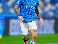 Matteo Politano of SSC Napoli during the serie Serie A Enilive match between SSC Napoli and SS Lazio at Stadio Diego Armando Maradona on Dec...