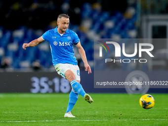 Stanislav Lobotka of SSC Napoli during the serie Serie A Enilive match between SSC Napoli and SS Lazio at Stadio Diego Armando Maradona on D...