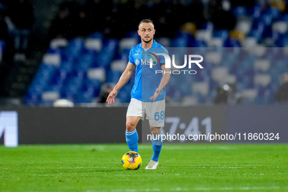 Stanislav Lobotka of SSC Napoli during the serie Serie A Enilive match between SSC Napoli and SS Lazio at Stadio Diego Armando Maradona on D...