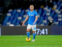 Stanislav Lobotka of SSC Napoli during the serie Serie A Enilive match between SSC Napoli and SS Lazio at Stadio Diego Armando Maradona on D...