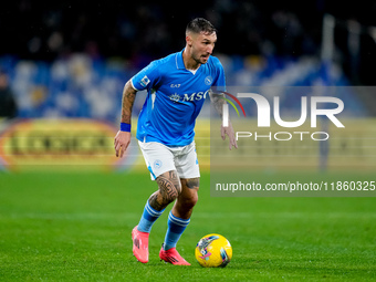 Matteo Politano of SSC Napoli during the serie Serie A Enilive match between SSC Napoli and SS Lazio at Stadio Diego Armando Maradona on Dec...