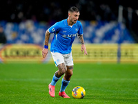 Matteo Politano of SSC Napoli during the serie Serie A Enilive match between SSC Napoli and SS Lazio at Stadio Diego Armando Maradona on Dec...