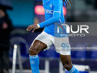 Andre-Frank Zambo Anguissa of SSC Napoli during the serie Serie A Enilive match between SSC Napoli and SS Lazio at Stadio Diego Armando Mara...