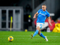 Stanislav Lobotka of SSC Napoli during the serie Serie A Enilive match between SSC Napoli and SS Lazio at Stadio Diego Armando Maradona on D...