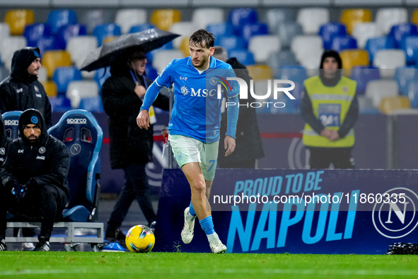 Khvicha Kvaratskhelia of SSC Napoli during the serie Serie A Enilive match between SSC Napoli and SS Lazio at Stadio Diego Armando Maradona...