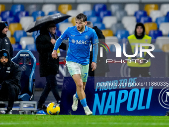 Khvicha Kvaratskhelia of SSC Napoli during the serie Serie A Enilive match between SSC Napoli and SS Lazio at Stadio Diego Armando Maradona...