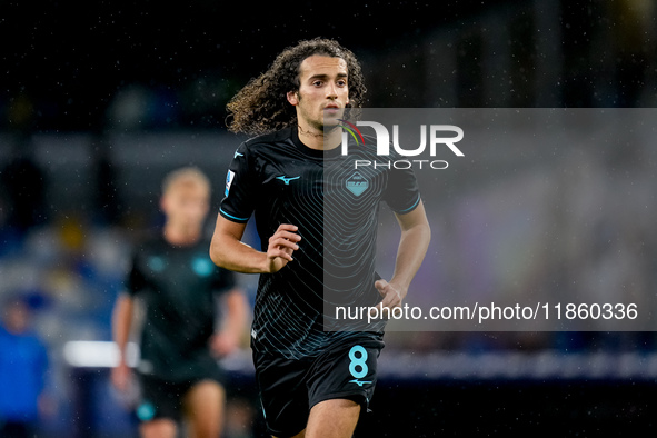 Matteo Guendouzi of SS Lazio during the serie Serie A Enilive match between SSC Napoli and SS Lazio at Stadio Diego Armando Maradona on Dece...