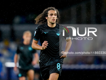 Matteo Guendouzi of SS Lazio during the serie Serie A Enilive match between SSC Napoli and SS Lazio at Stadio Diego Armando Maradona on Dece...