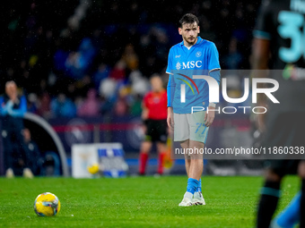 Khvicha Kvaratskhelia of SSC Napoli during the serie Serie A Enilive match between SSC Napoli and SS Lazio at Stadio Diego Armando Maradona...