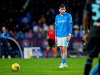 Khvicha Kvaratskhelia of SSC Napoli during the serie Serie A Enilive match between SSC Napoli and SS Lazio at Stadio Diego Armando Maradona...