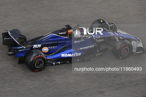 Carlos Sainz of Spain spotted driving with his new team Williams. Sainz driver of Williams Racing Formula One Team in action with the FW46 F...