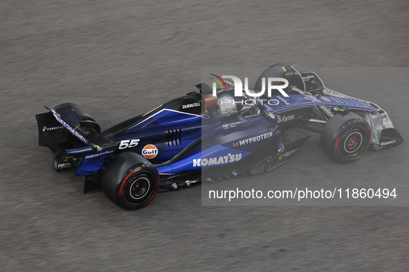 Carlos Sainz of Spain spotted driving with his new team Williams. Sainz driver of Williams Racing Formula One Team in action with the FW46 F...