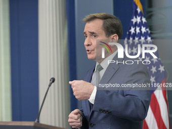 National Security Communications Advisor John Kirby speaks about Ukraine's economic recovery during a press briefing in Washington DC, USA,...