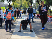 Hundreds of faithful attend the Basilica of Guadalupe to give thanks to the Virgin of Guadalupe for the favors and promises granted as part...