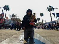 Hundreds of faithful attend the Basilica of Guadalupe to give thanks to the Virgin of Guadalupe for the favors and promises granted as part...