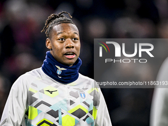 Lazio forward Tijani Noslin plays during the match between Ajax and Lazio at the Johan Cruijff ArenA for the UEFA Europa League - League pha...