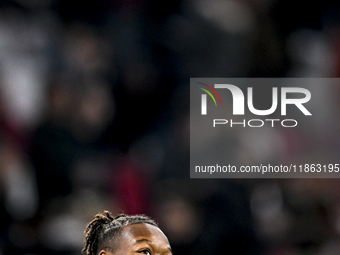 Lazio forward Tijani Noslin plays during the match between Ajax and Lazio at the Johan Cruijff ArenA for the UEFA Europa League - League pha...