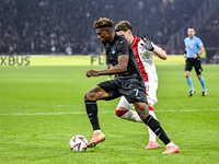 Lazio midfielder Fisayo Dele-Bashiru plays during the match between Ajax and Lazio at the Johan Cruijff ArenA for the UEFA Europa League - L...