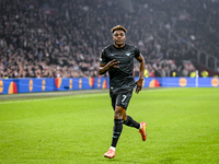 Lazio midfielder Fisayo Dele-Bashiru plays during the match between Ajax and Lazio at the Johan Cruijff ArenA for the UEFA Europa League - L...