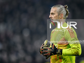 AFC Ajax Amsterdam goalkeeper Remko Pasveer plays during the match between Ajax and Lazio at the Johan Cruijff ArenA for the UEFA Europa Lea...