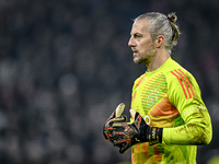 AFC Ajax Amsterdam goalkeeper Remko Pasveer plays during the match between Ajax and Lazio at the Johan Cruijff ArenA for the UEFA Europa Lea...