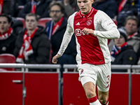 AFC Ajax Amsterdam forward Christian Rasmussen plays during the match between Ajax and Lazio at the Johan Cruijff ArenA for the UEFA Europa...