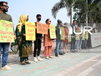 Activists Of An Environmental Organization Stage A Protest Rally Demanding Immediate Adoption Of An Emergency Action Plan To Prevent Air Pol...