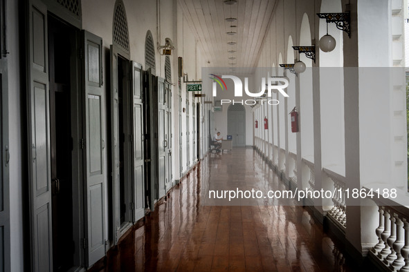 A general view shows the inside of The Ministry of Interior of Thailand, a government agency that oversees administration, internal security...