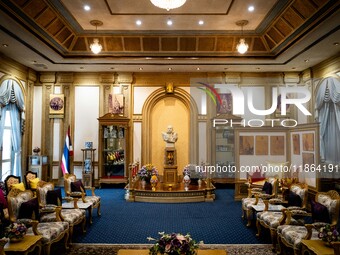 A general view shows the inside of The Ministry of Interior of Thailand, a government agency that oversees administration, internal security...