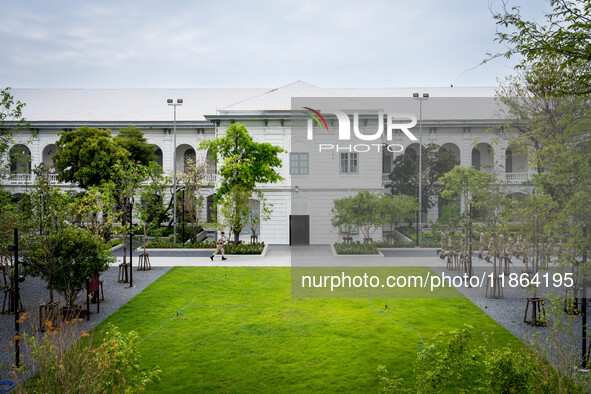 A general view shows the inside of The Ministry of Interior of Thailand, a government agency that oversees administration, internal security...