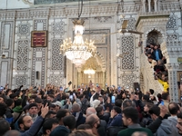 Syrians Perform The First Friday Prayer At The Umayyad Mosque In The Capital, Damascus, After The Fall Of The Assad Regime, on december 13,...