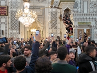 Syrians Perform The First Friday Prayer At The Umayyad Mosque In The Capital, Damascus, After The Fall Of The Assad Regime, on december 13,...