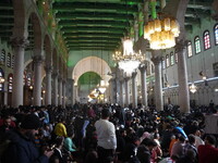 Syrians Perform The First Friday Prayer At The Umayyad Mosque In The Capital, Damascus, After The Fall Of The Assad Regime, on december 13,...