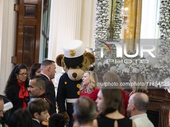 On December 13, 2024, the First Lady, Jill Biden, hosts a U.S. Marine Corps Reserve Toys for Tots event at the White House with local Marine...