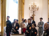 On December 13, 2024, the First Lady, Jill Biden, hosts a U.S. Marine Corps Reserve Toys for Tots event at the White House with local Marine...