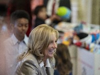 On December 13, 2024, the First Lady, Jill Biden, hosts a U.S. Marine Corps Reserve Toys for Tots event at the White House with local Marine...