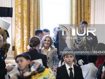 On December 13, 2024, the First Lady, Jill Biden, hosts a U.S. Marine Corps Reserve Toys for Tots event at the White House with local Marine...