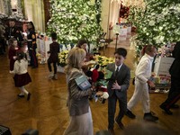 On December 13, 2024, the First Lady, Jill Biden, hosts a U.S. Marine Corps Reserve Toys for Tots event at the White House with local Marine...