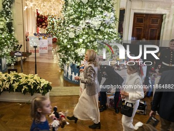 On December 13, 2024, the First Lady, Jill Biden, hosts a U.S. Marine Corps Reserve Toys for Tots event at the White House with local Marine...