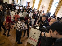 On December 13, 2024, the First Lady, Jill Biden, hosts a U.S. Marine Corps Reserve Toys for Tots event at the White House with local Marine...