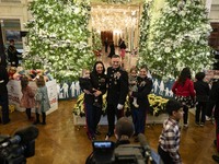 On December 13, 2024, the First Lady, Jill Biden, hosts a U.S. Marine Corps Reserve Toys for Tots event at the White House with local Marine...