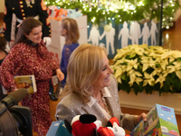 The First Lady hosts a Toys for Tots event at the White House with military families in Washington, D.C, on december 13, 2024. (