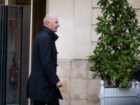 Roland Lescure, Vice-President of the National Assembly, arrives at the handover ceremony between Michel Barnier, the outgoing Prime Ministe...