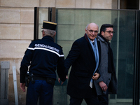 Didier Migaud, Keeper of the Seals and Minister of Justice, arrives at the handover ceremony between Michel Barnier, the outgoing Prime Mini...