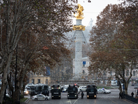 Water cannons and police are back on the streets on the day of the election of the new president, Mikheil Kavelashvili, a pro-Russian former...