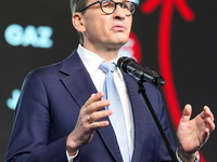 Mateusz Morawiecki during press conference of the right-wing Law and Justice (PiS) party, in Warsaw, Poland on December 13, 2024. (