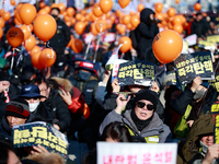 Approximately 2 million citizens gather in Yeouido, Seoul, South Korea, on December 14, 2024, calling for the impeachment of President Yoon...