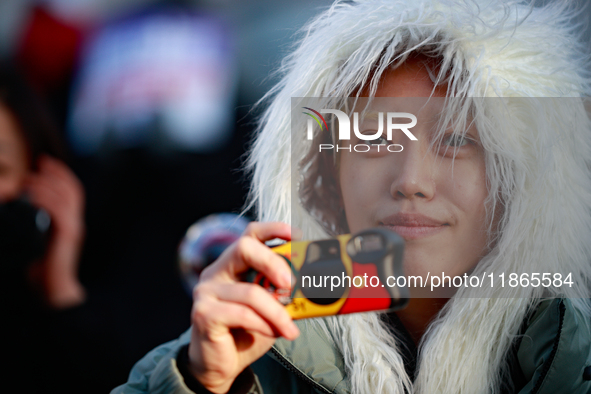 Approximately 2 million citizens gather in Yeouido, Seoul, South Korea, on December 14, 2024, calling for the impeachment of President Yoon...