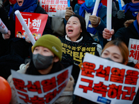 Approximately 2 million citizens gather in Yeouido, Seoul, South Korea, on December 14, 2024, calling for the impeachment of President Yoon...